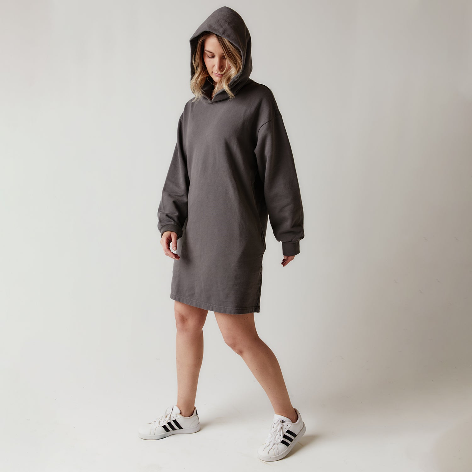 Designer sweatshirt dress deals