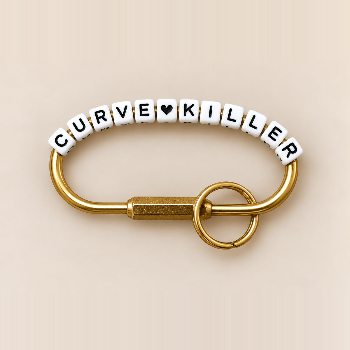 Freedom Curve Killer Gold Bag Charm
