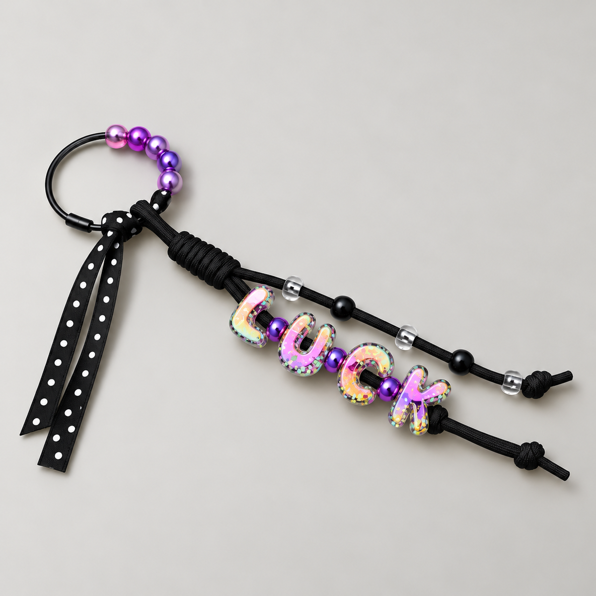 Freedom Luck Paracord Bag Charm