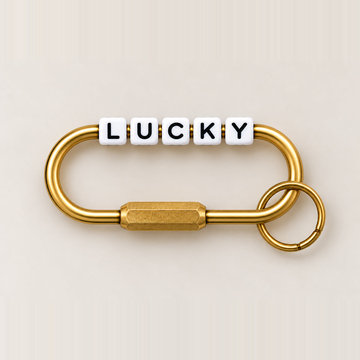 Freedom Lucky Gold Bag Charm
