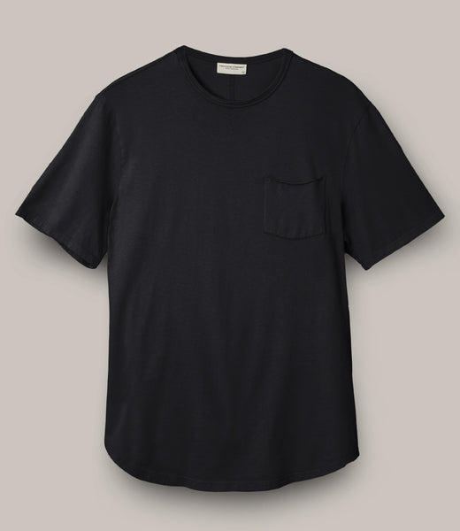 Midweight Curved Hem Pocket Tee - American Luxury– Freedom Company